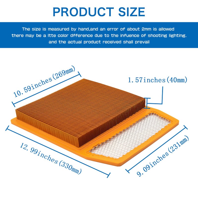LOCOPOW 707800327 Air Filter for Can Am Commander Maverick 1000 1000R 800R Max X XT XTP XDS XMR XRS XXC DPS LTD 2011 2012 2013 2014 2015 2016 2017 2018 2019 2020 - Image 2
